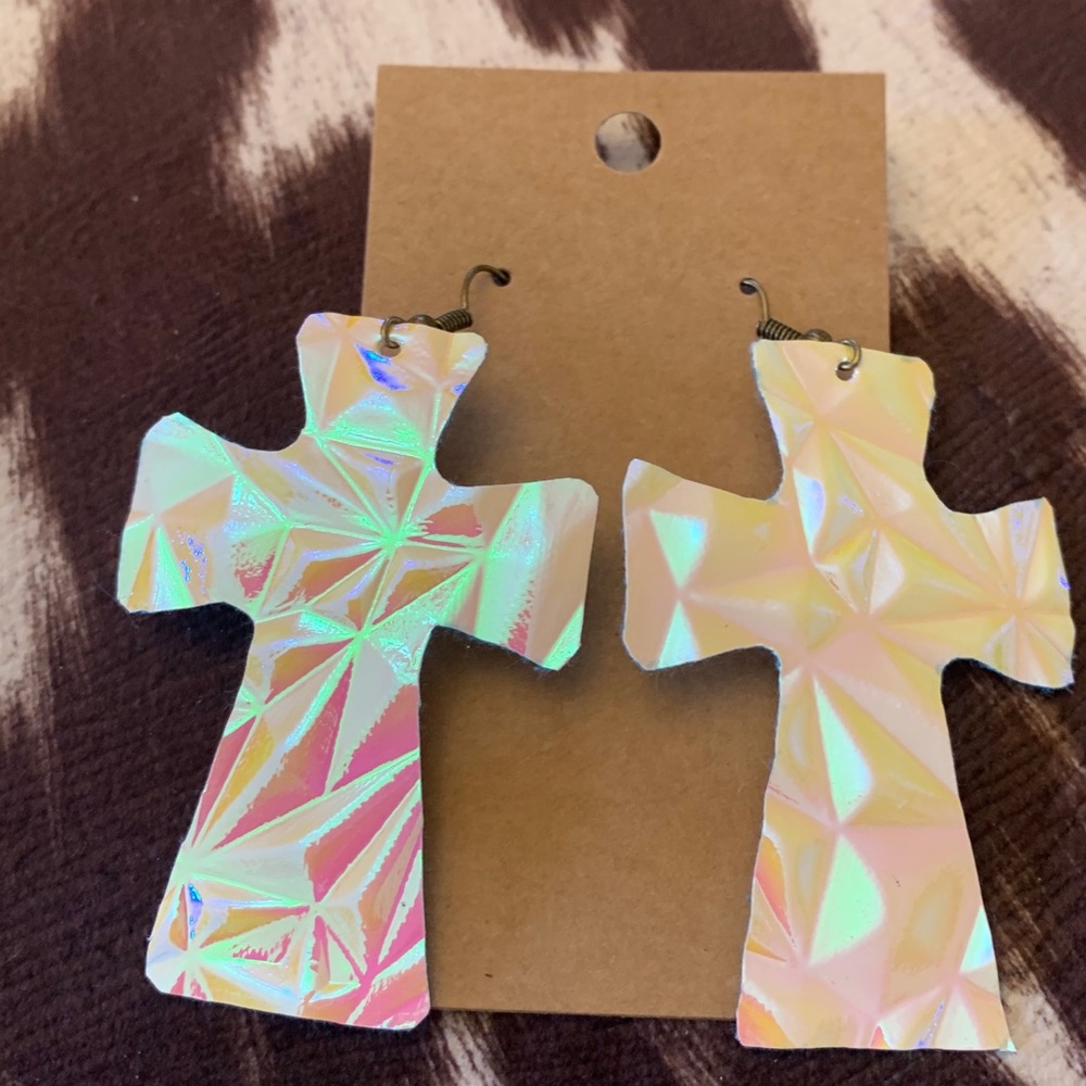 Cross earrings